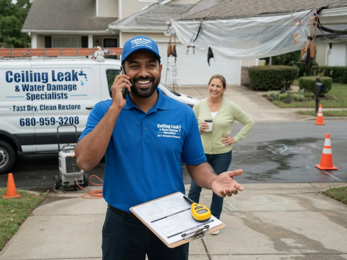 Ceiling Leak Cleanup Gold Hill, OR FAQs